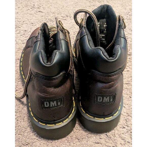Dr Martens 9728 Bark Grizzly Brown Leather Chunky Hiking Boots Men\'s 8 Women\'s 9 main image 4